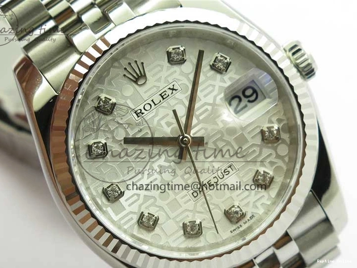 0416 Datejust 36mm 116234 904L SS DJF 1:1 Best Edition Silver Dial Diam Markers On SS Jubilee Bracelet A MoistureWicking 2931